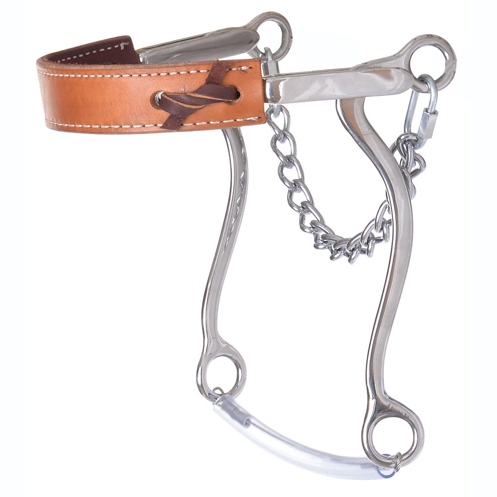 951P Reinsman Pony Mechanical Hackamore Leather Nose