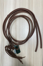 Load image into Gallery viewer, Berlin Leather Split Reins with Rattlesnake Ends
