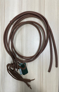 Berlin Leather Split Reins with Rattlesnake Ends