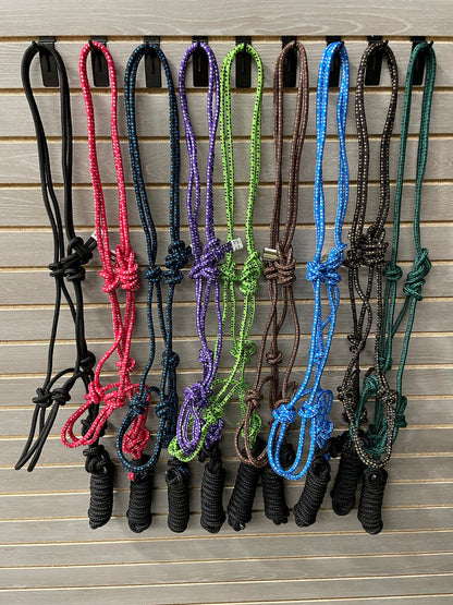 Nylon Rope Halter & Lead Rope