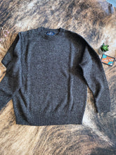 Load image into Gallery viewer, Pendleton Men&#39;s Deep Brown Shetland Wool Sweater
