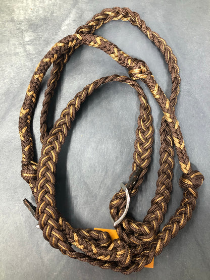 Braided Poly Barrel Rein