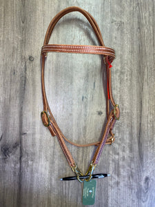 Berlin Straight Browband Headstall with Snaps