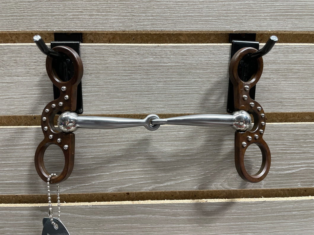 Maverick House Snaffle with Brown Shanks & Dots By Tom Balding