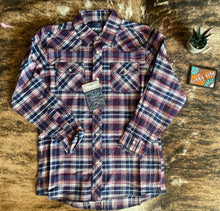 Load image into Gallery viewer, Wrangler Boy&#39;s Assorted Flannel Western Shirts
