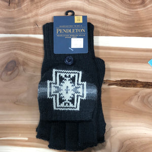 Pendleton Knit Convertible Fingerless Mittens