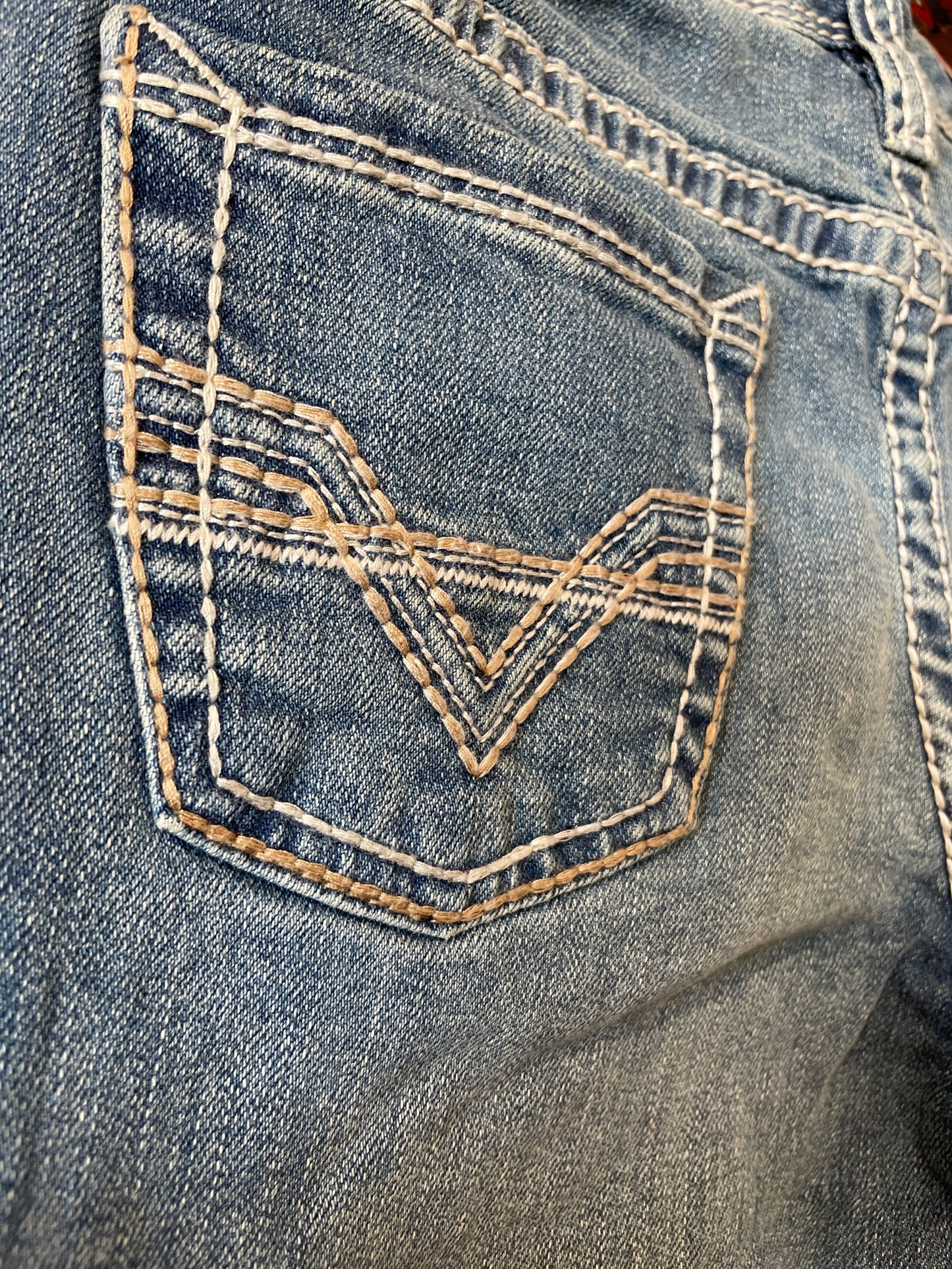 Rock & Roll Boy's Rope Stitch Raised Denim Jean