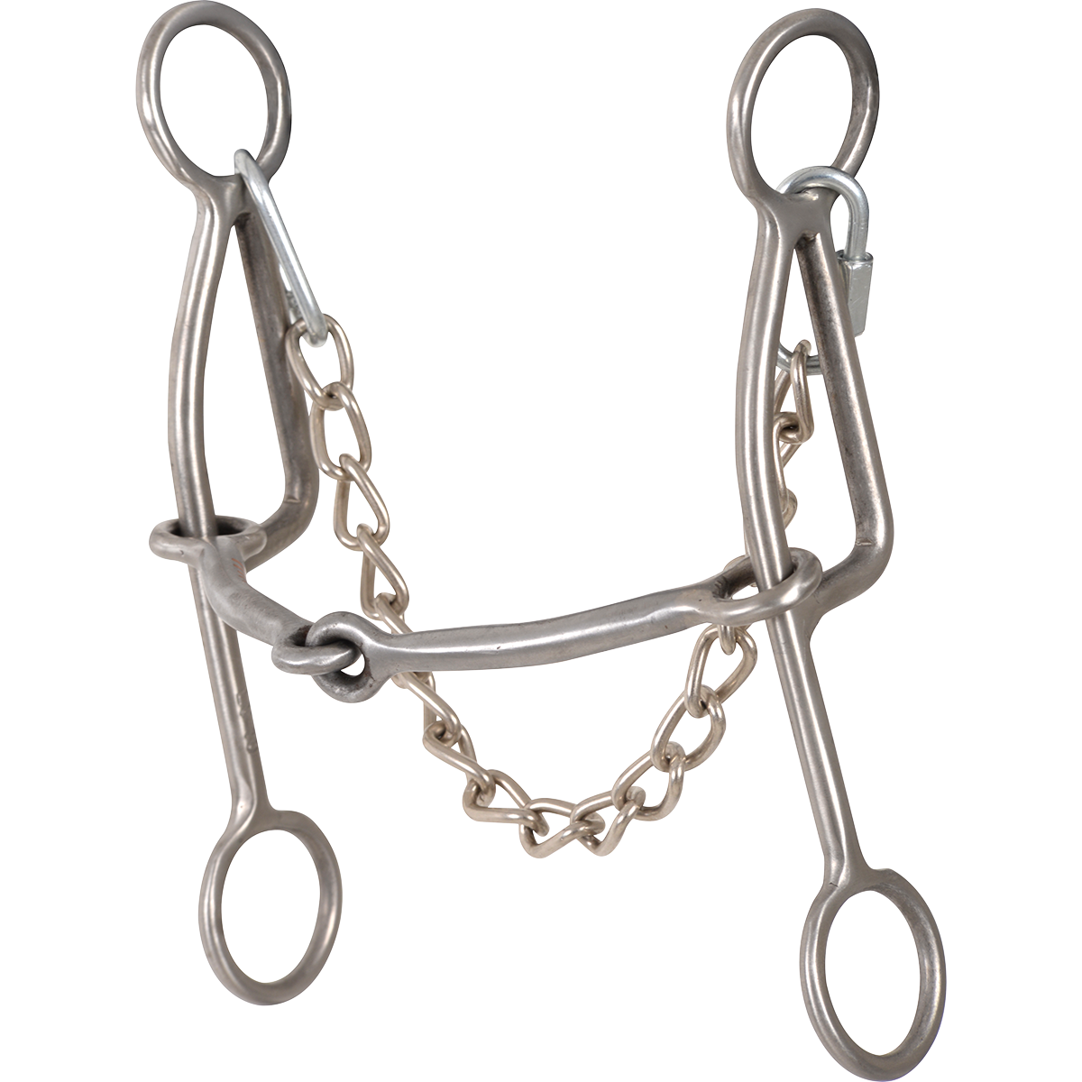 Shank Level 2: 6-1/2”. Mouthpiece Level 1: Snaffle. Gag Length: Unlimited. Lower leverage helps to make your horse more user friendly. Specially designed for soft-mouthed horses that need front end elevation. Great tool for collection education and maintenance.