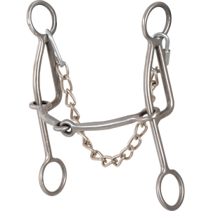 Shank Level 2: 6-1/2”. Mouthpiece Level 1: Snaffle. Gag Length: Unlimited. Lower leverage helps to make your horse more user friendly. Specially designed for soft-mouthed horses that need front end elevation. Great tool for collection education and maintenance.