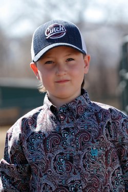 Cinch Boy's Circle Logo Trucker Cap