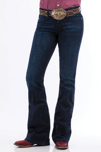 Cinch Women's Lynden Moderate Rise Slim Trouser Jean
