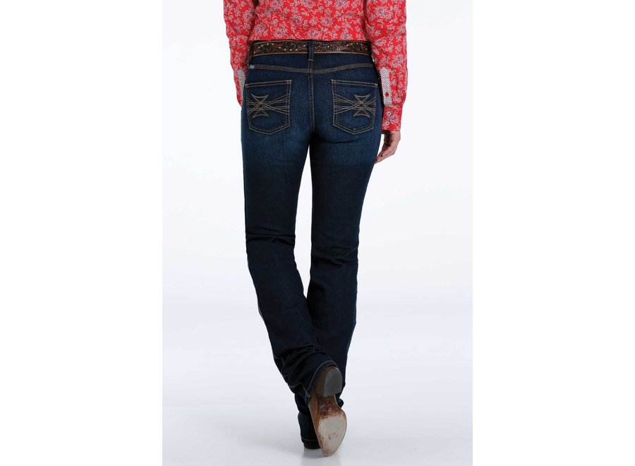 Cinch Women's Shannon Moderate Rise Slim Straight Jean