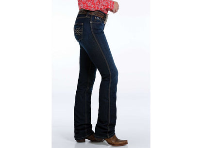 Cinch Women's Shannon Moderate Rise Slim Straight Jean