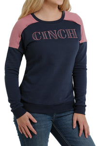 Cinch Women's Fleece Logo Pullover