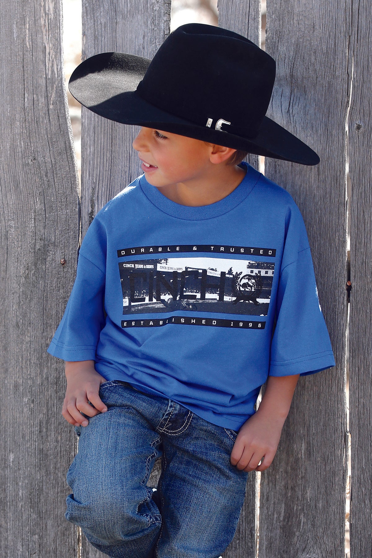 Cinch Boy's Photo Real Crew Neck T-Shirt