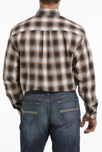 Load image into Gallery viewer, Cinch Men&#39;s White &amp; Copper Plaid Western Shirt
