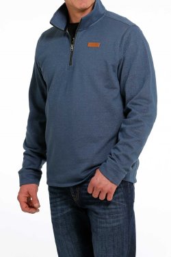 Cinch Men's Knit Blue Sweater Pullover