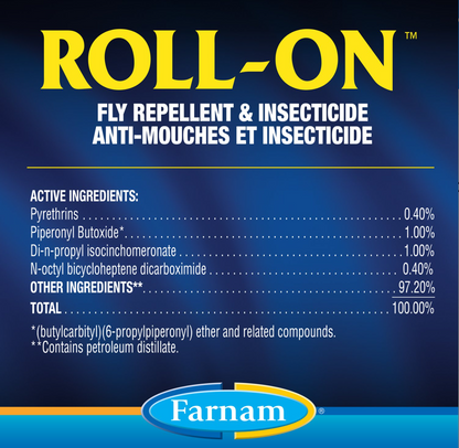 Farnam Horse Roll-On Fly Repellent, 2-oz bottle