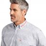 Load image into Gallery viewer, Ariat Men&#39;s Team Shad Sharkskin Print Western Shirt
