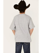 Load image into Gallery viewer, Cinch Boy&#39;s Oval Logo Grey T-Shirt
