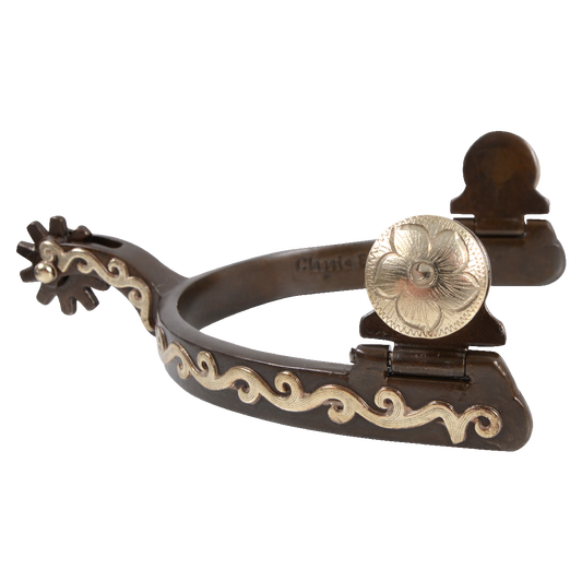 Classic Equine Youth Scroll Spurs