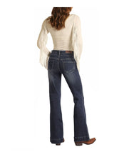 Load image into Gallery viewer, Rock &amp; Roll Women&#39;s Mid Rise Trouser Jeans
