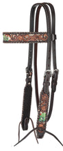 Load image into Gallery viewer, Circle Y Cactus Country Headstall
