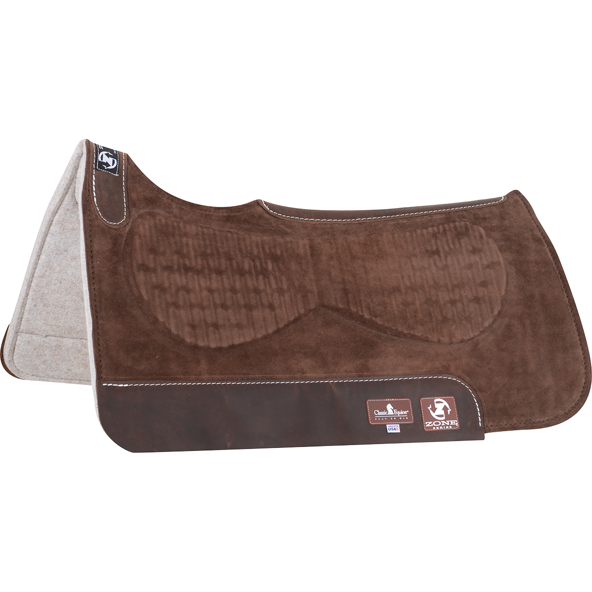 Classic Equine Suede Top Zone™ Series Saddle Pad